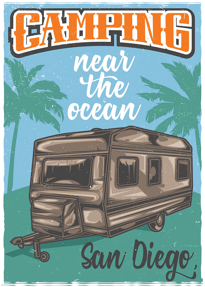 CAMPING NEAR THE OCEAN