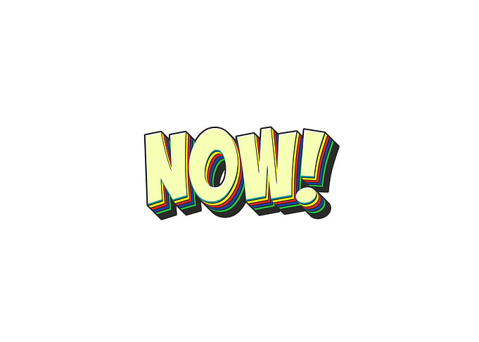 Now 70s sticker