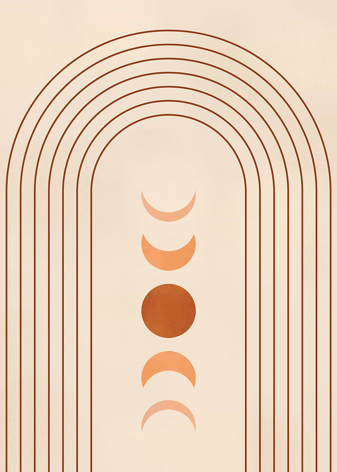 Moon Boho Art