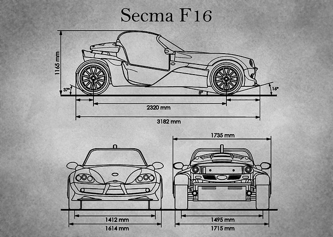 Secma F16 gray old
