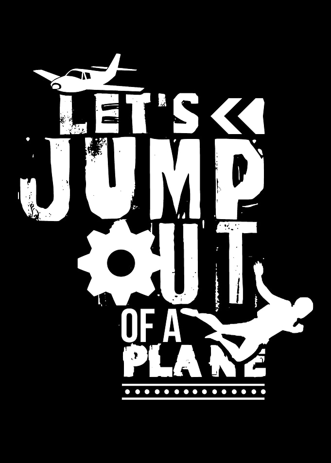 Jump out of a plane