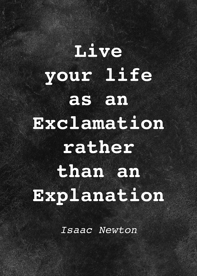 Isaac Newton Quote D003