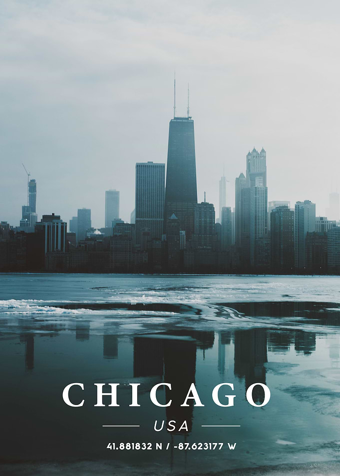 Chicago Coordinate Art
