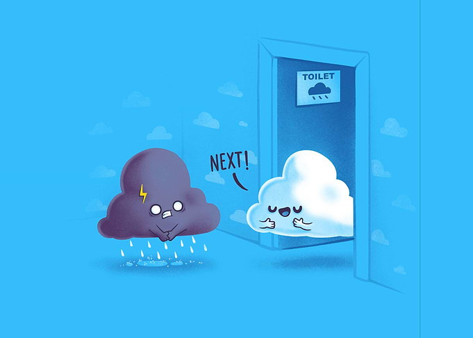 Rainy Queue