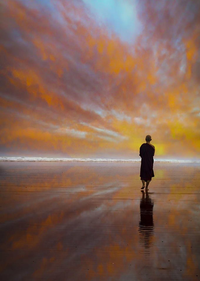 Sunset Monk