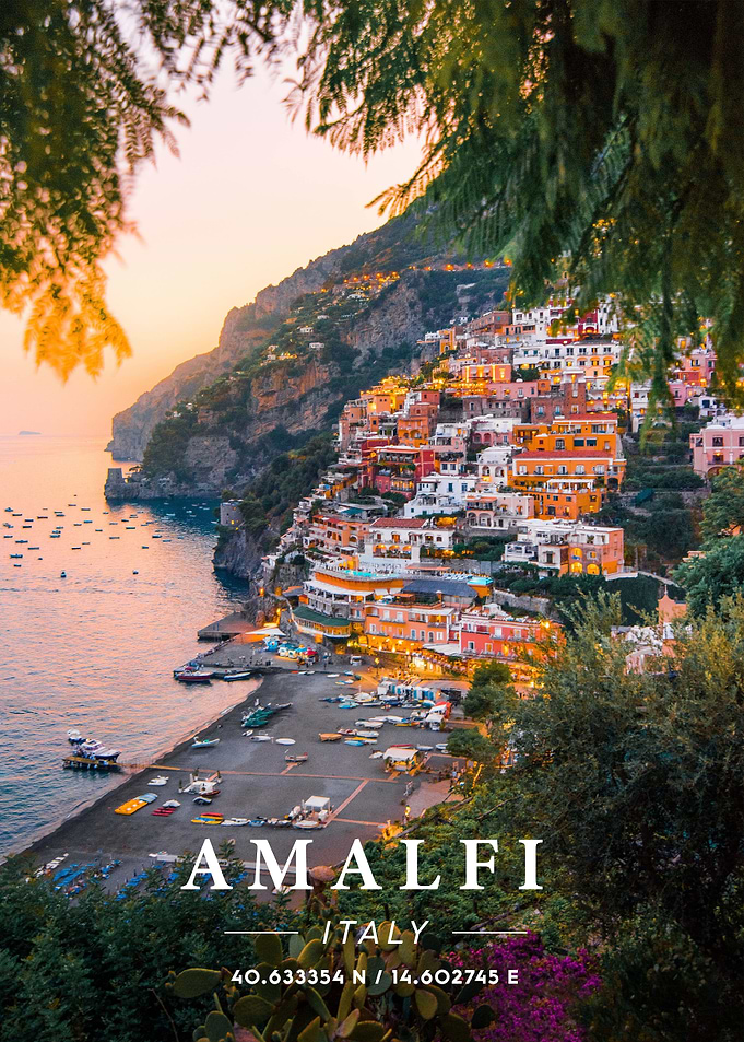Amalfi Coordinate Art