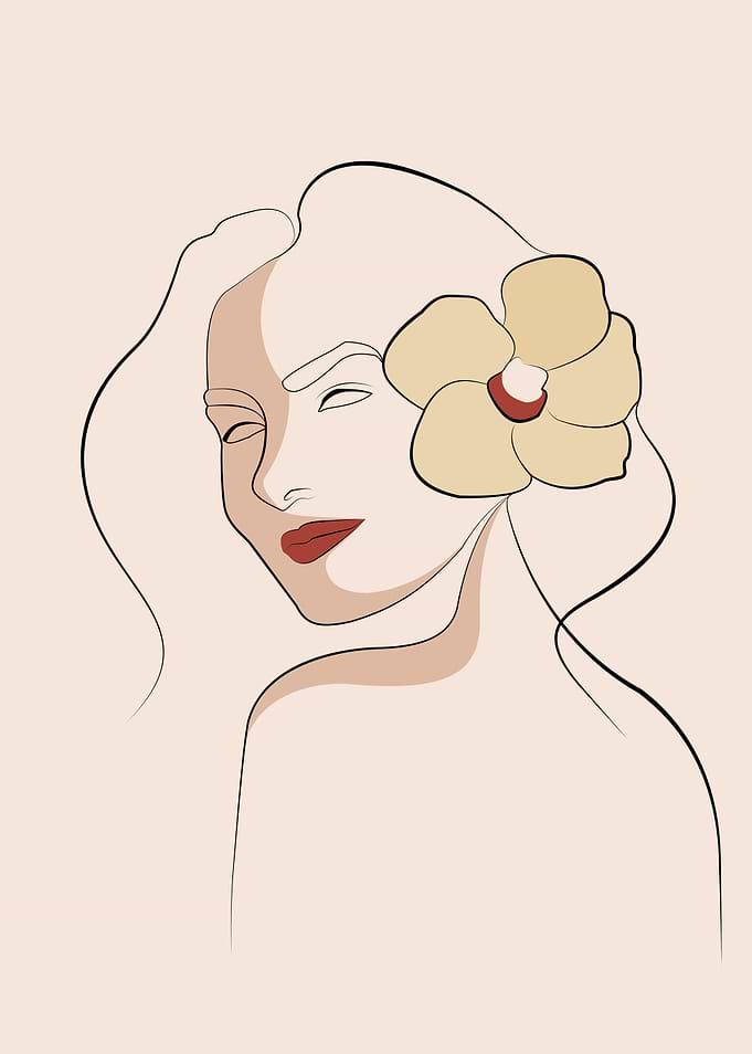 Line Lady Artwork