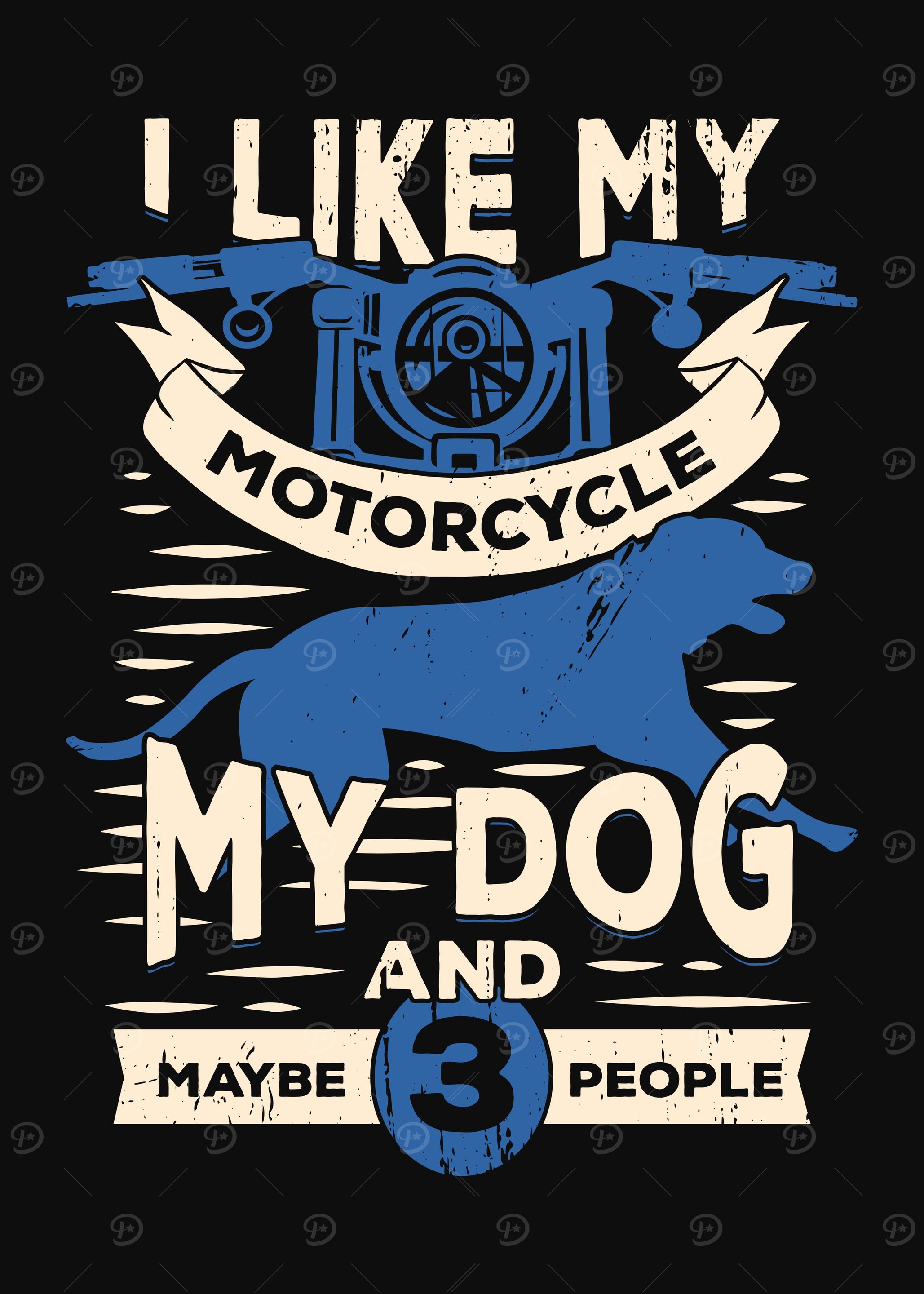 Motorbike Dog Owner Design