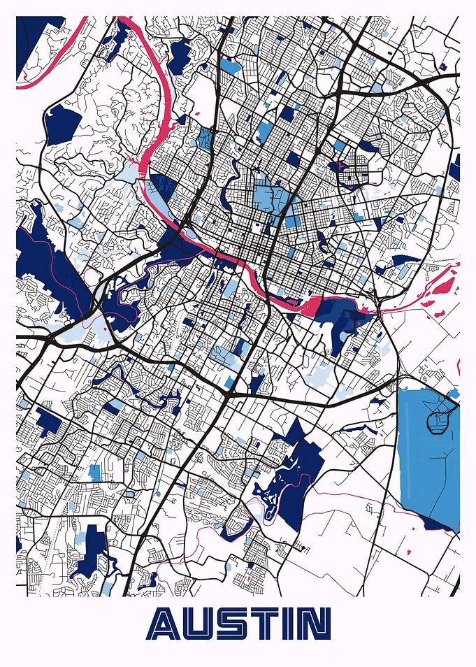 Austin MilkTea Map