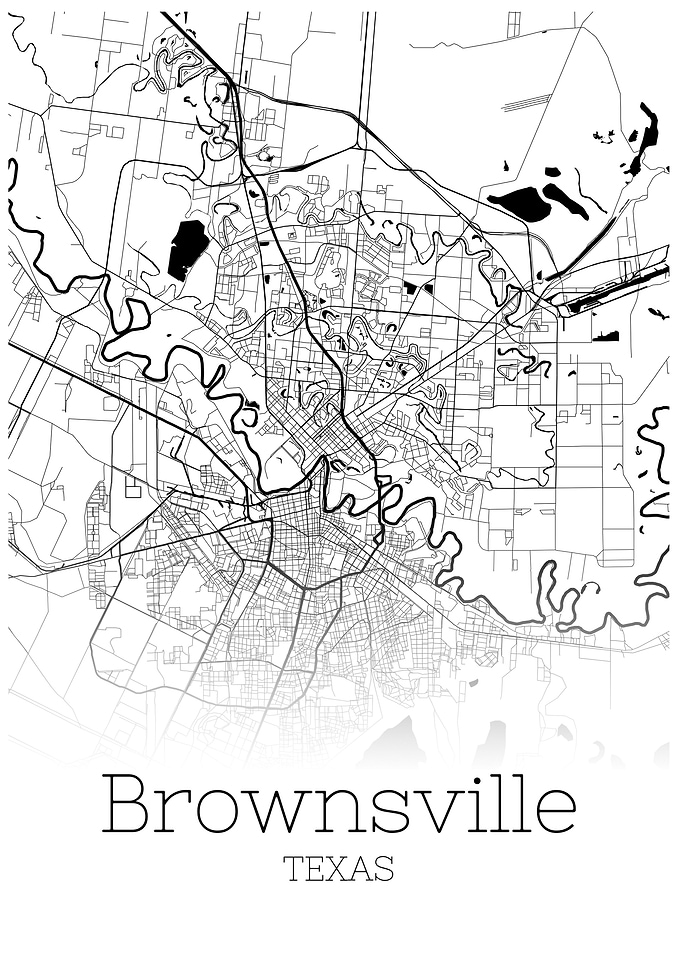 Brownsville Texas City map