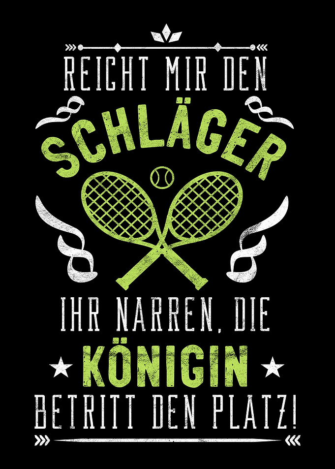 Netter Tennis Spruch