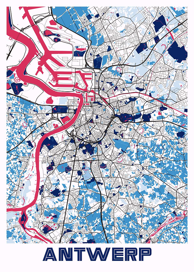 Antwerp MilkTea Map