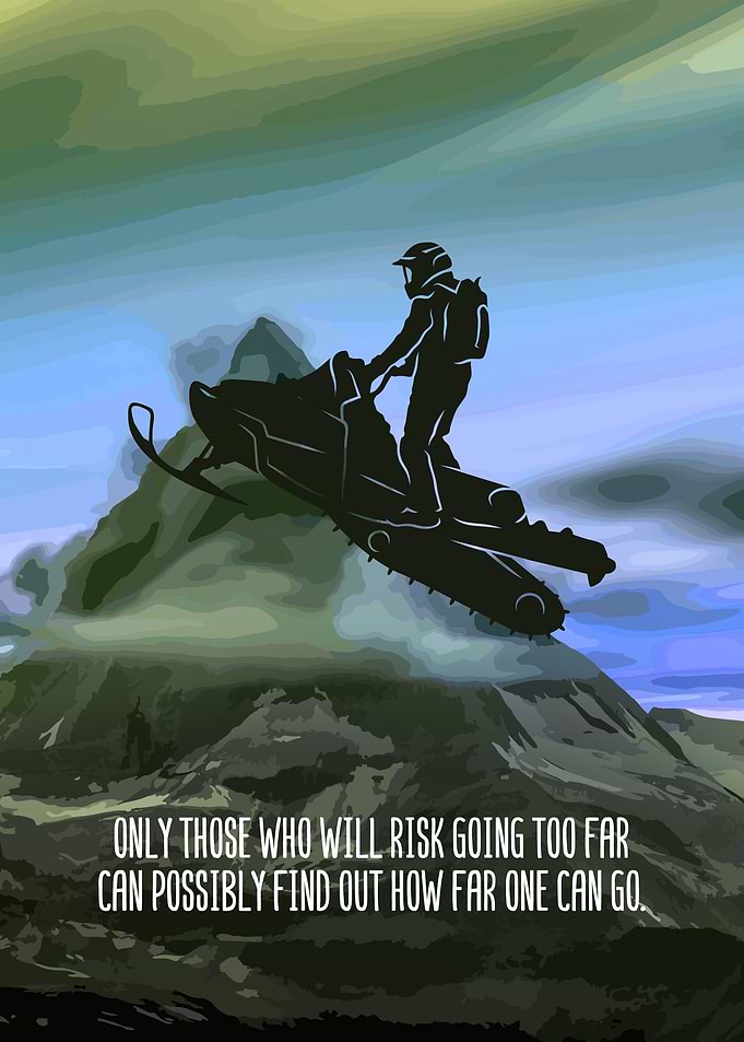 Snowmobile Wall Art Decor
