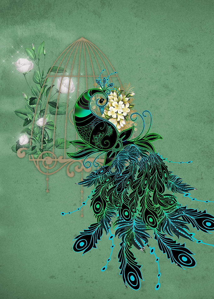 Wonderful peacock