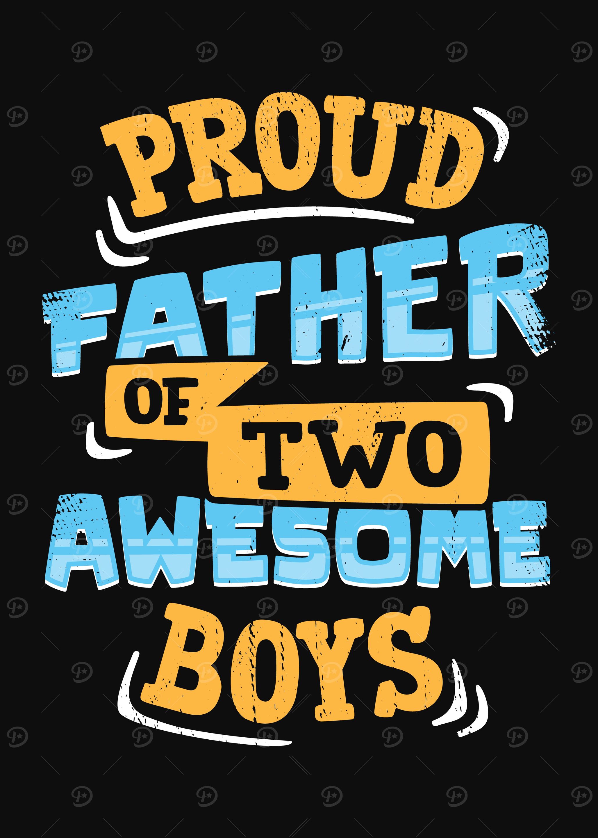 Dad Of Two Boys Design