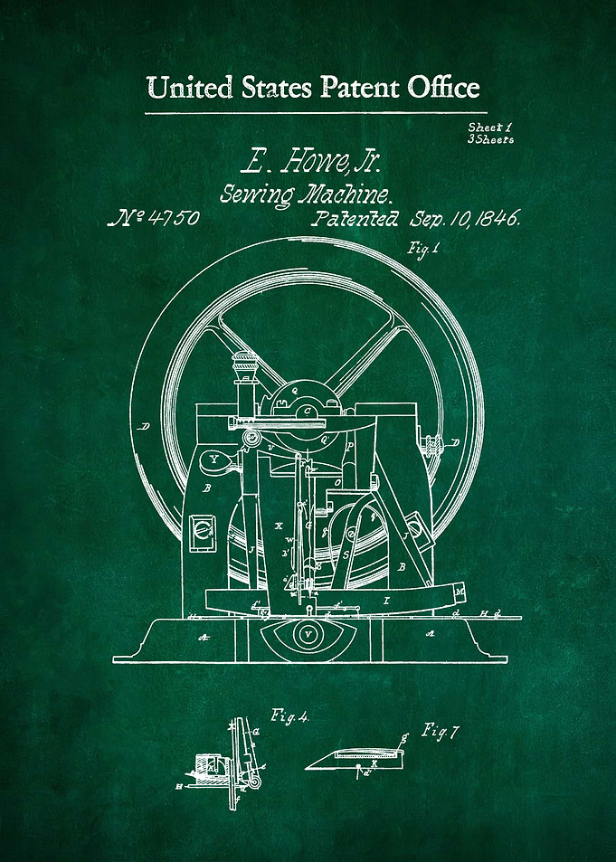 19 Sewing Machine Patent