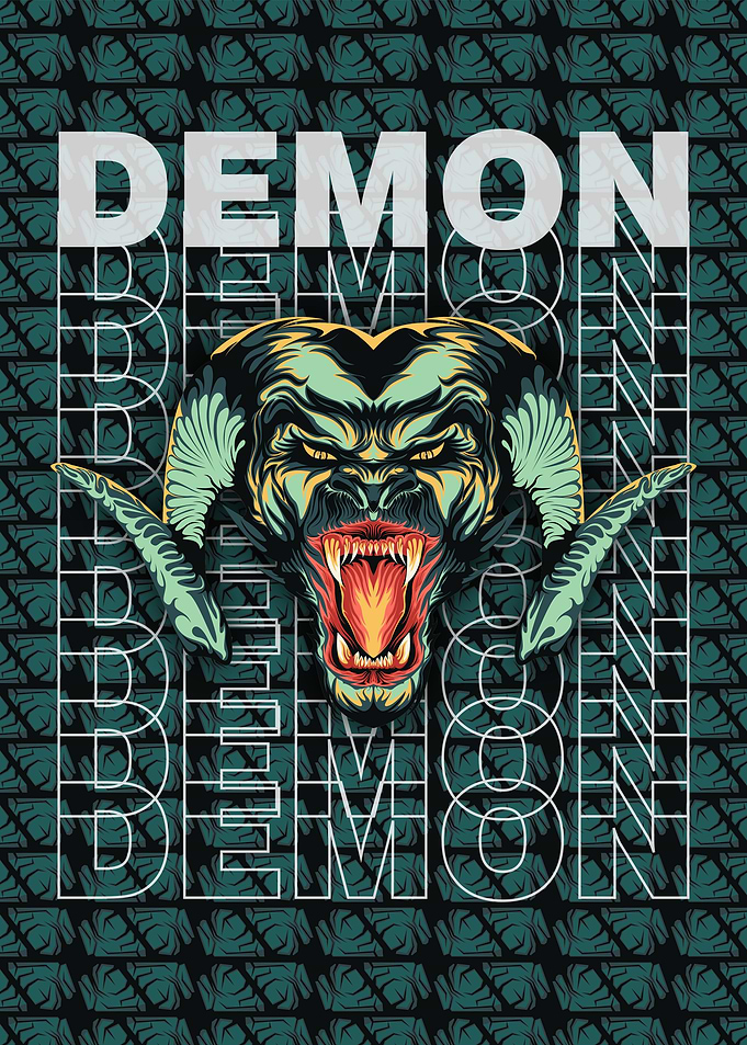 demon illustrtation