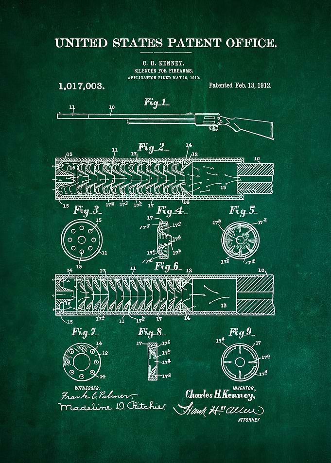 12 Silencer for Firearms