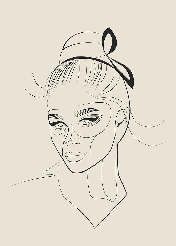 Woman Line Artwork