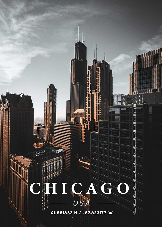 Chicago Coordinate Art