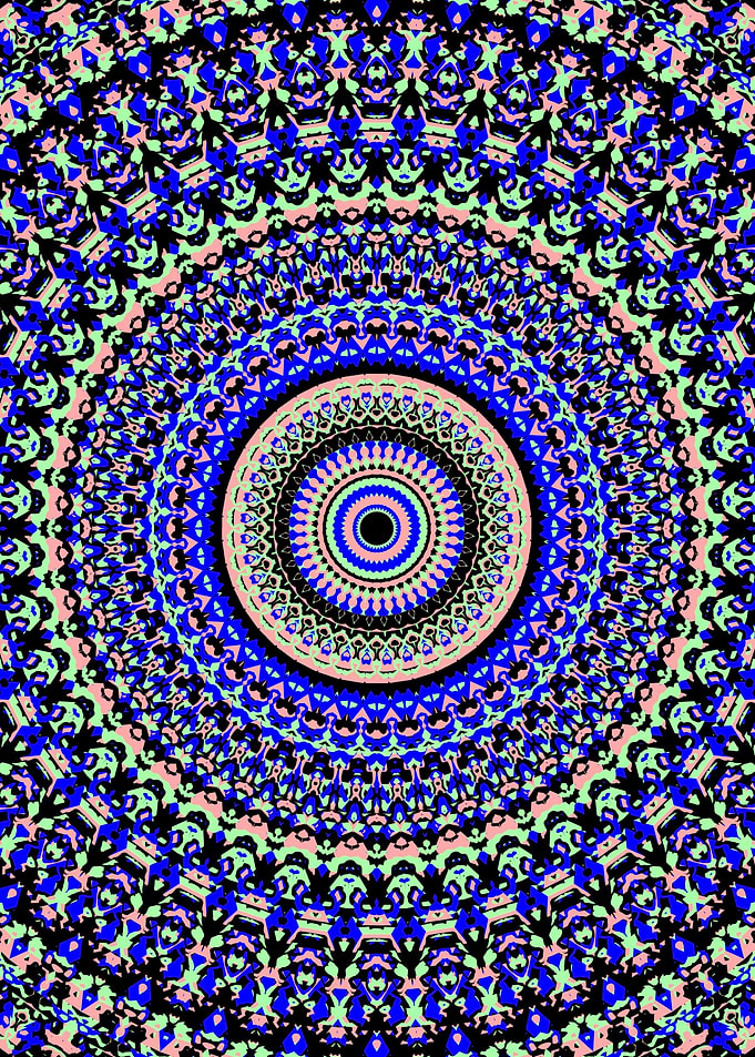 Intricate Colorful Mandala