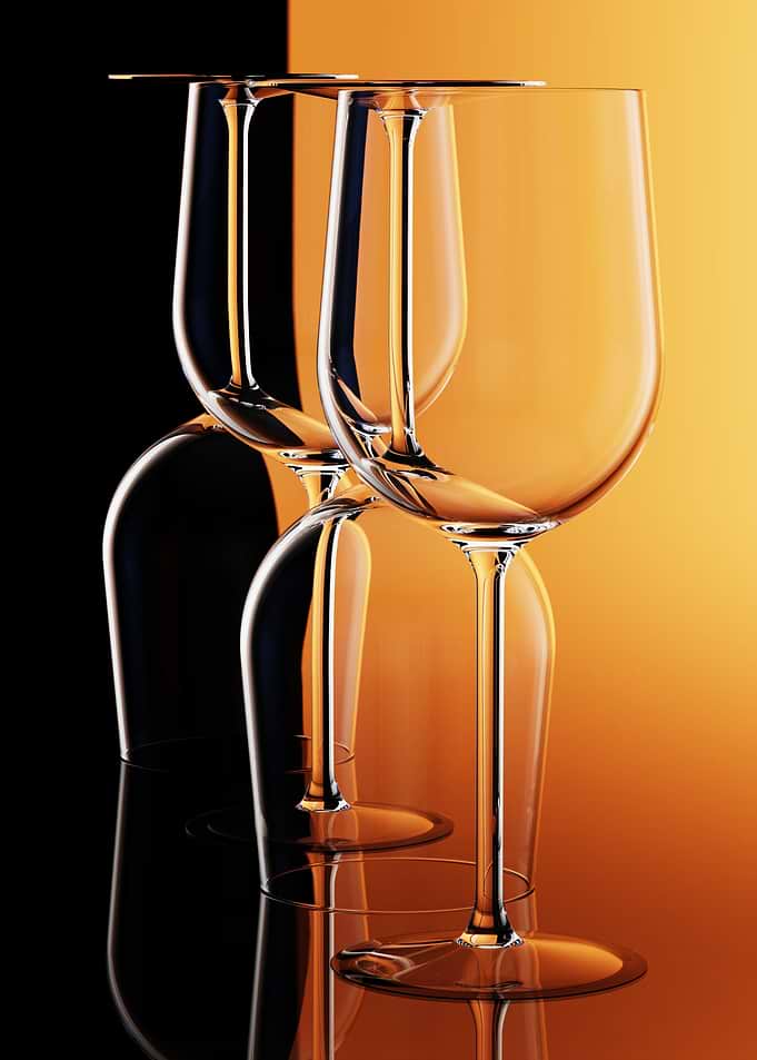 Wine glasses