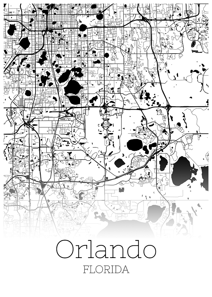 Orlando Florida map