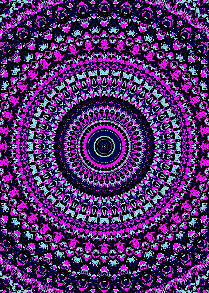 Funky Vivid Mandala