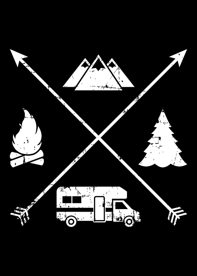Camping hipster RV