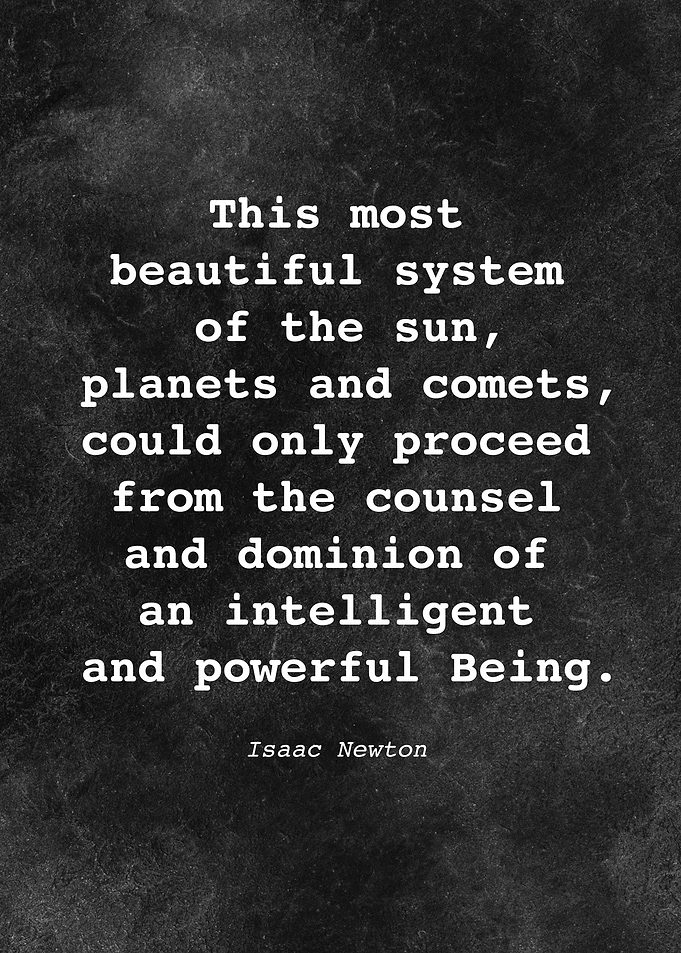 Isaac Newton Quote D030