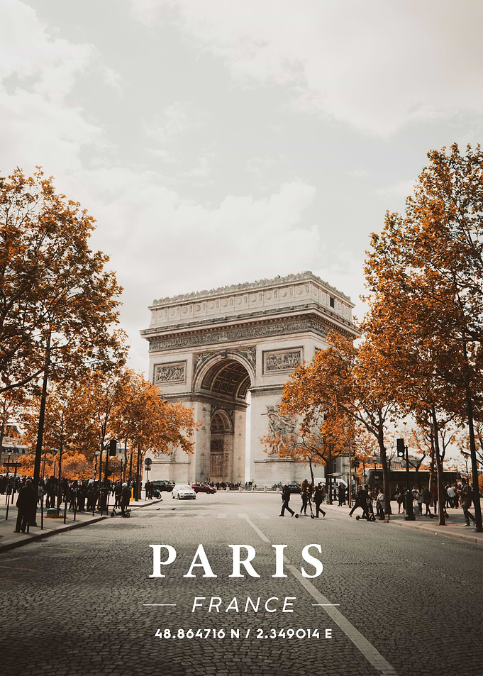 Paris Coordinate Art