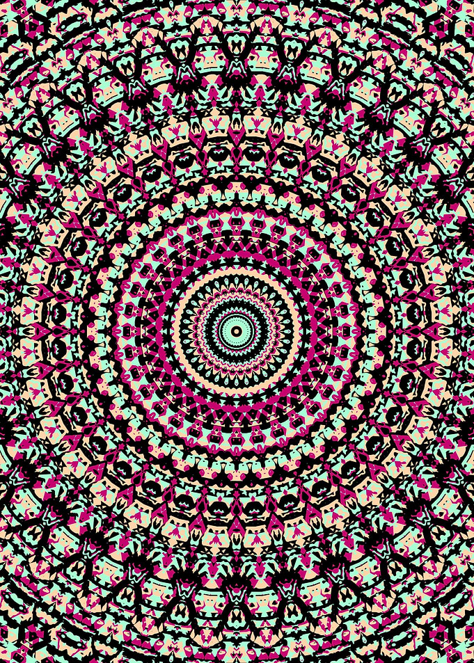 Colorful Boho Mandala