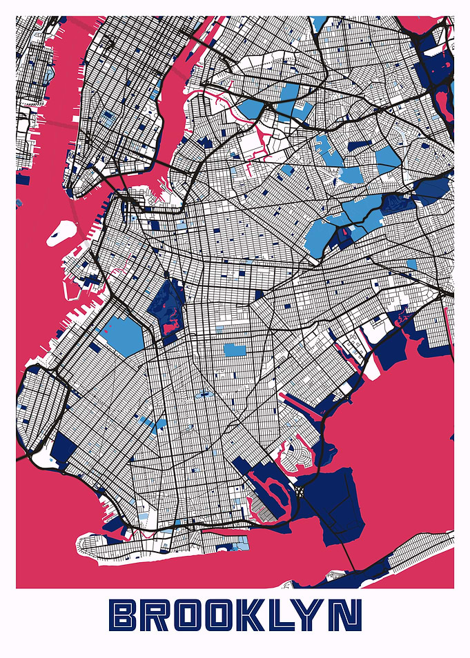 Brooklyn MilkTea Map