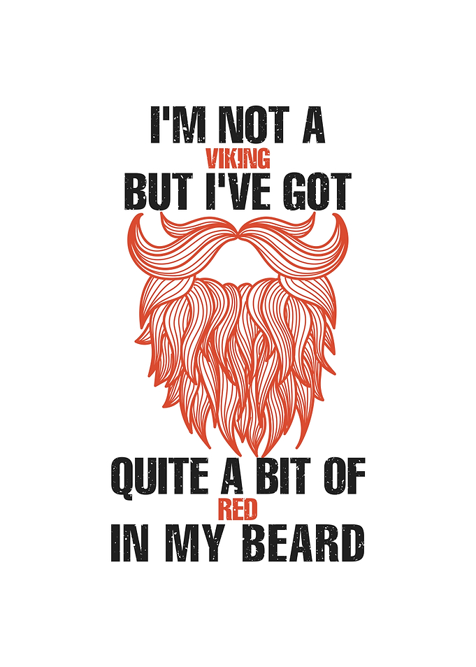 Red in my beard