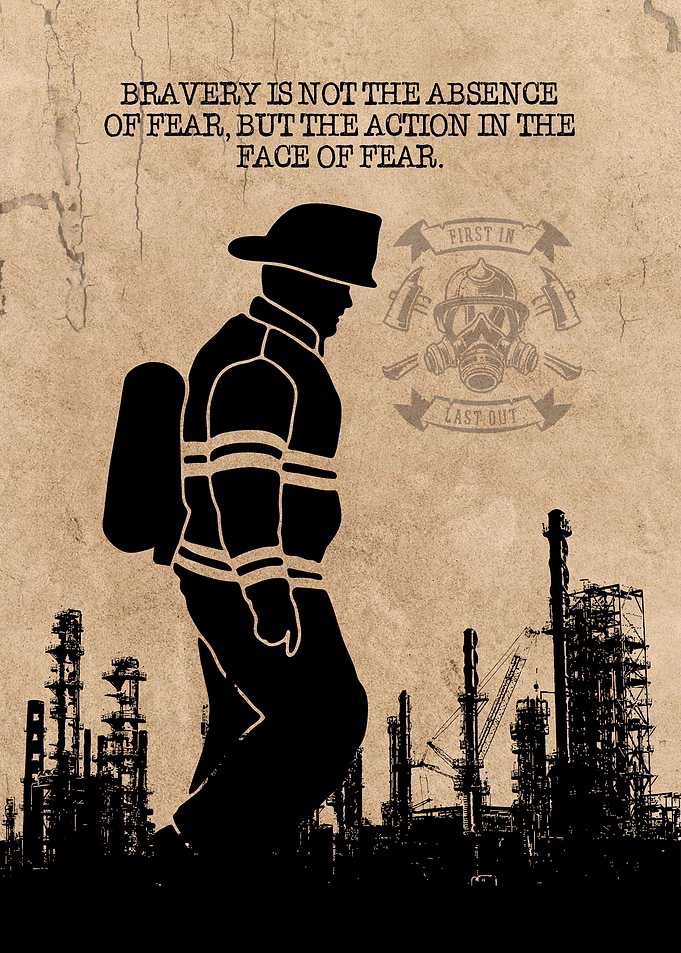Firefighter Wall Art Decor