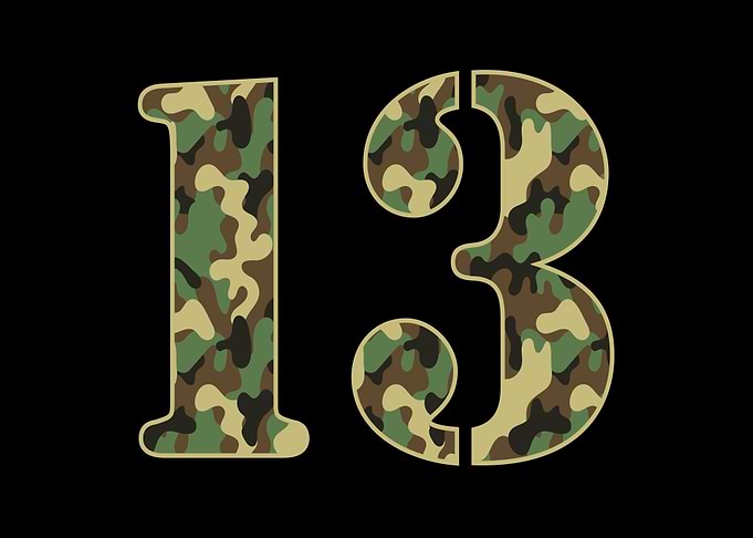 13th Birthday Soldier Camo