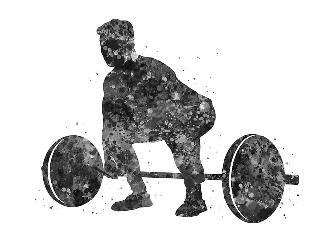 Weightlifter man