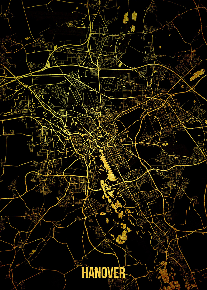 Hanover gold map