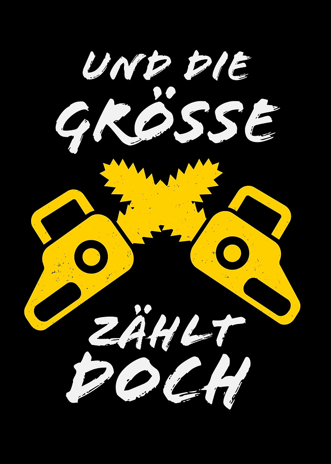 Motorsge Waldarbeiter Fun