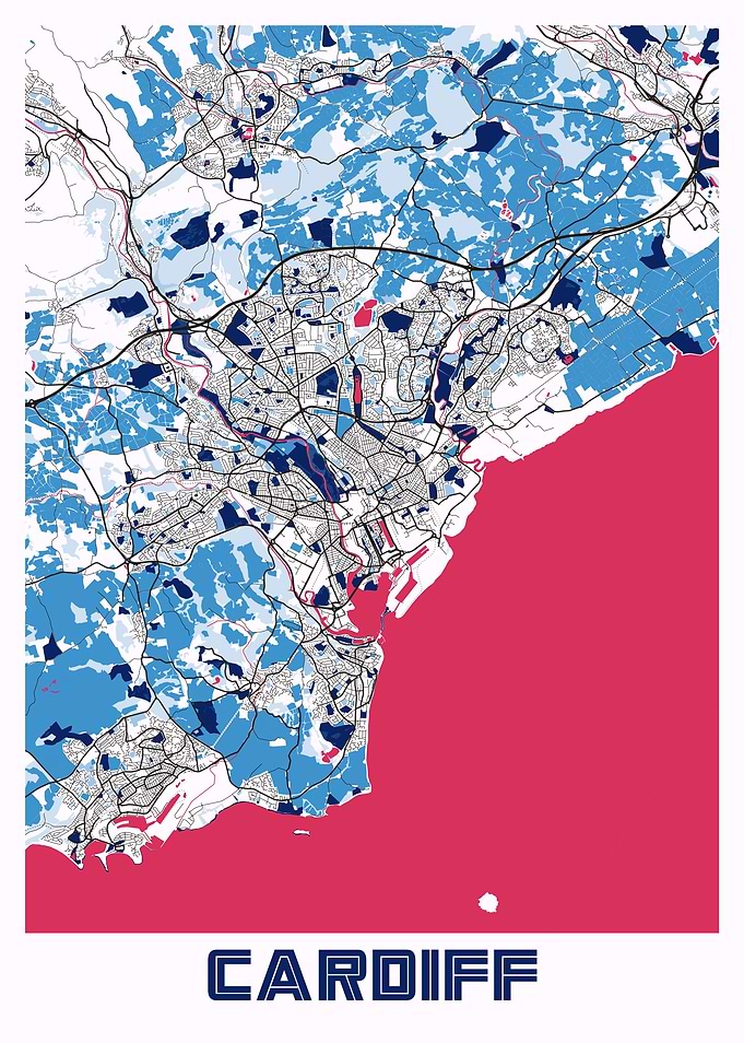 Cardiff MilkTea Map