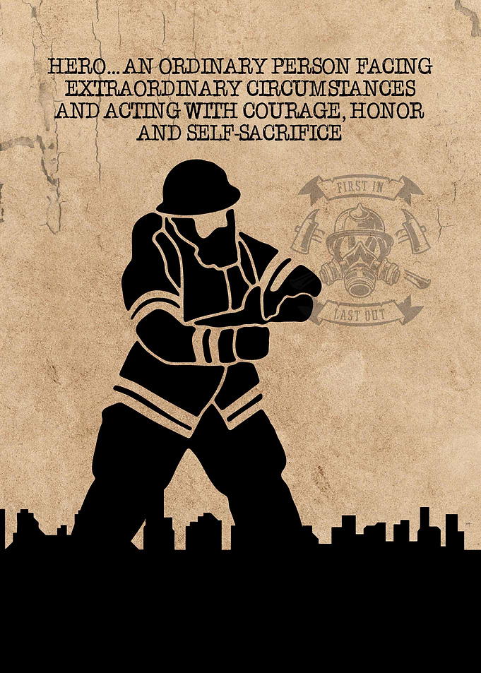 Firefighter Wall Art Decor