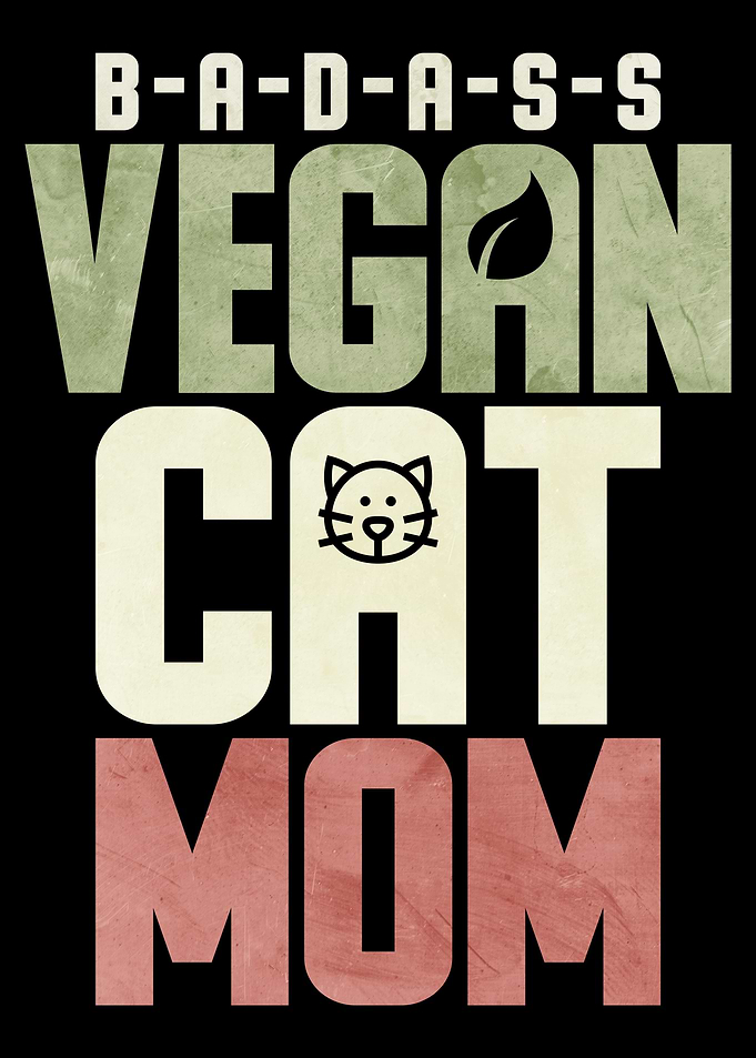 Vegan Vegetarian Cat Gift