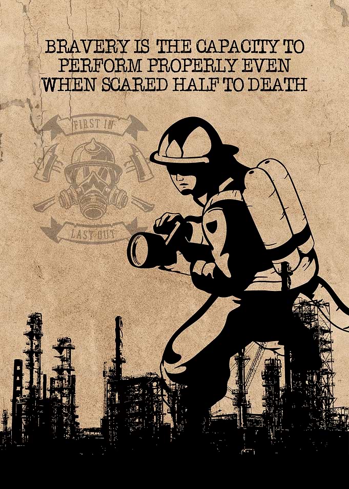 Firefighter Wall Art Decor
