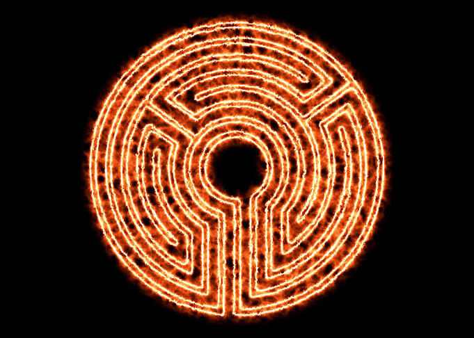 Fire maze