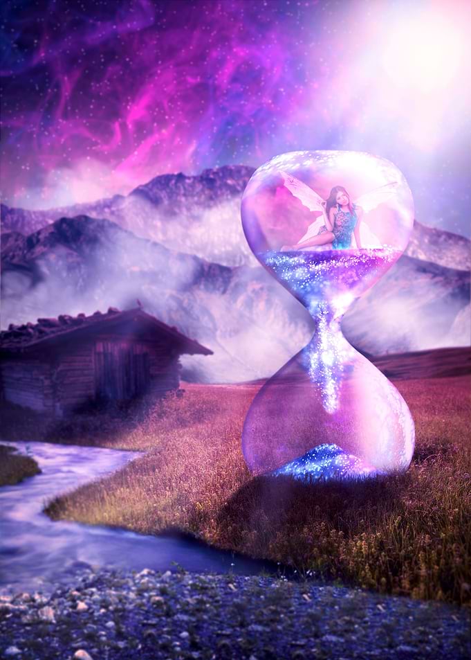 Hourglas Fantasy Art
