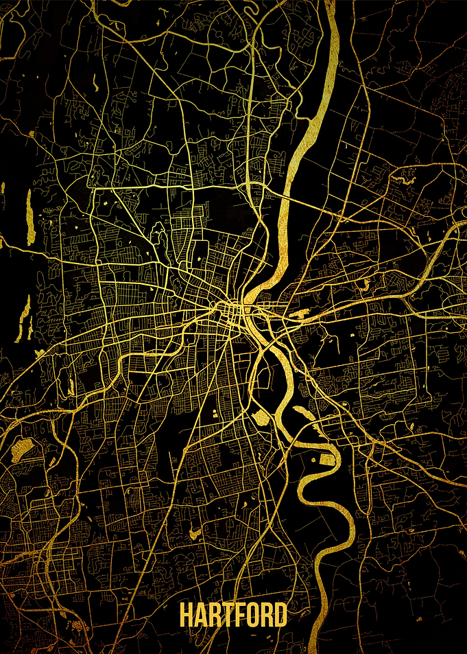 Hartford gold map