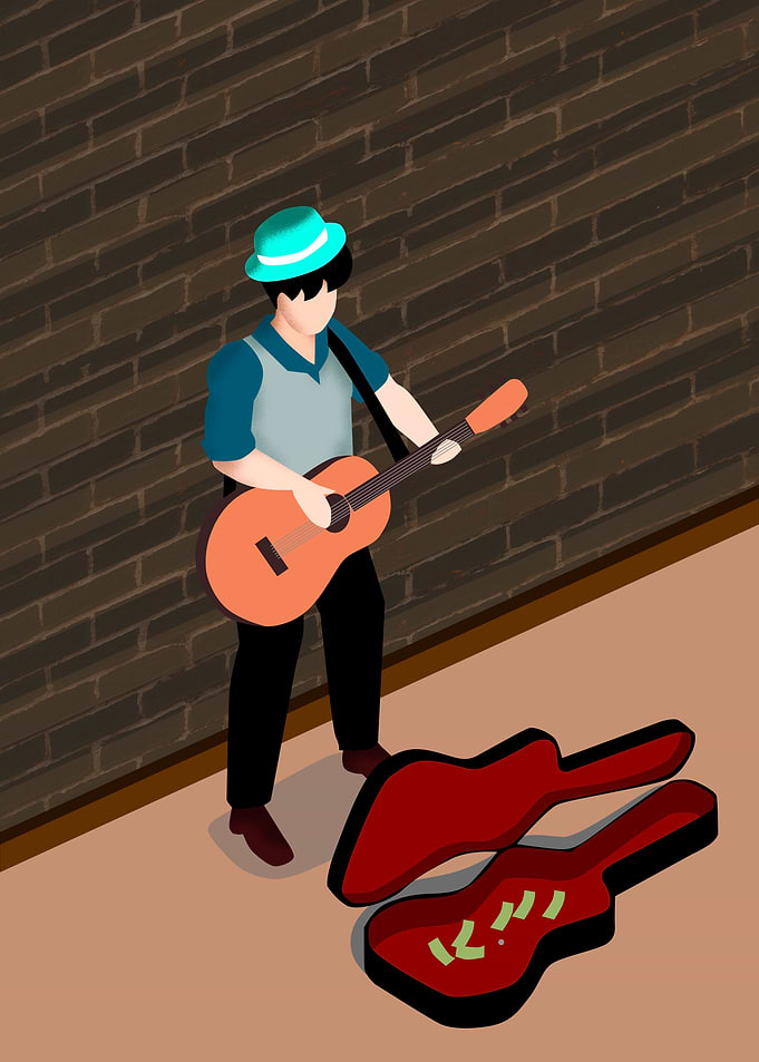 street guitarist