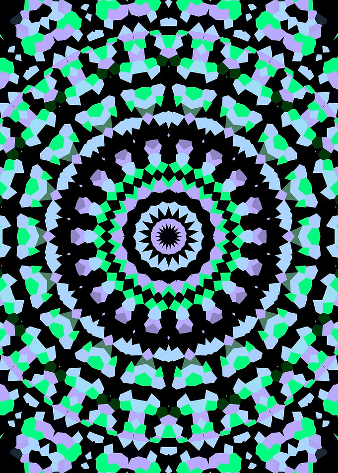 Vivid Colorful Mandala