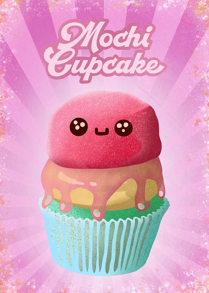 Mochi cupcake