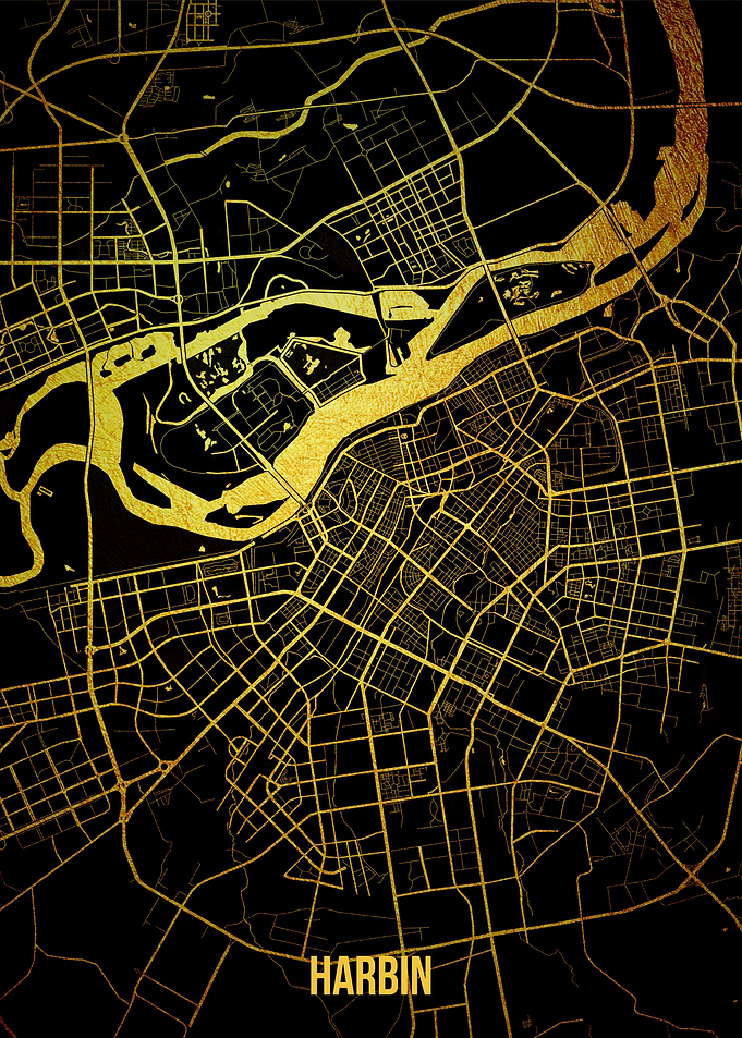Harbin gold map
